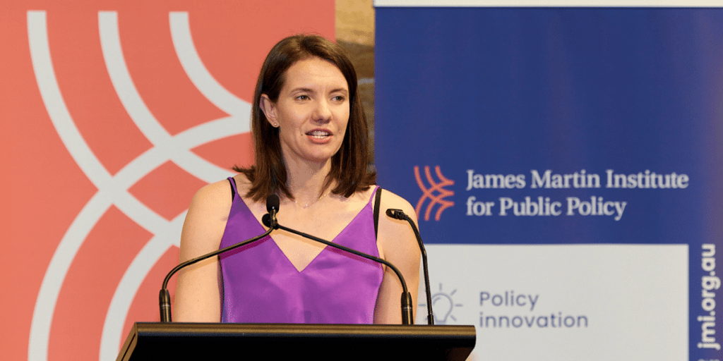 NSW Minister Rose Jackson MLC during the JMI Policymaker Summit 2023